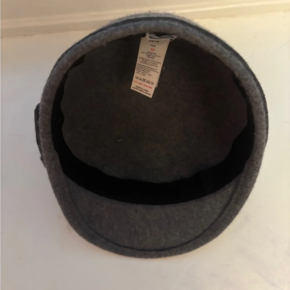 Jacadi Dark Gray Felt Hat with Brim